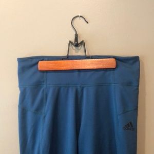 Adidas High Waist Teal Climalite Leggings
